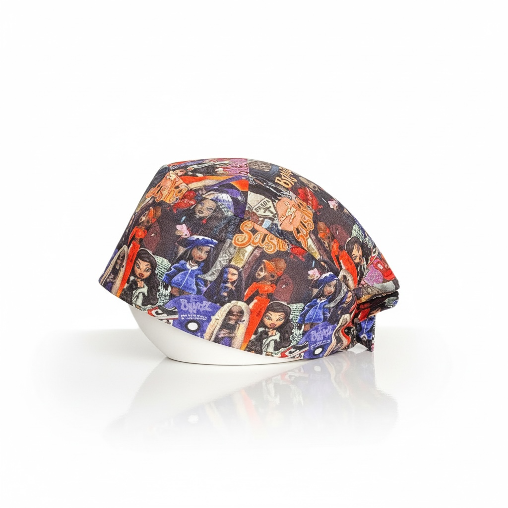 OOPS “IT GIRL Era” Tie-Back Satin Scrub Cap