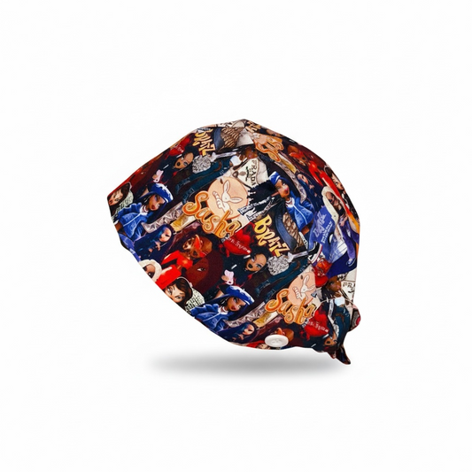 “IT GIRL Era” Tie-Back Satin Scrub Cap