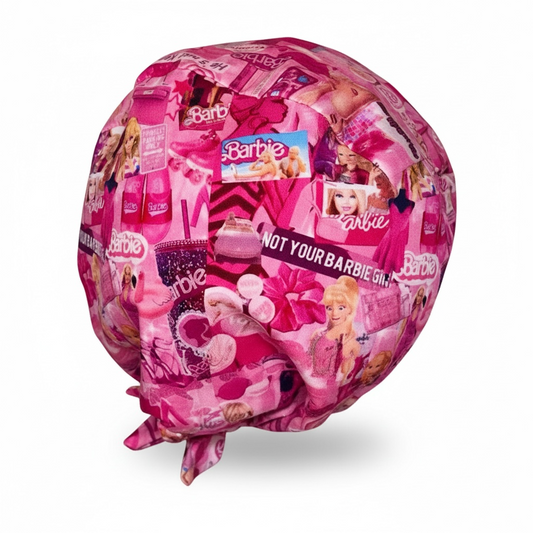 Surgical Doll – Satin-Lined Tie-Back Scrub Cap