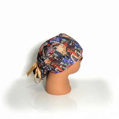 OOPS IT -GIRL PONYTAIL SATIN SCRUB CAP