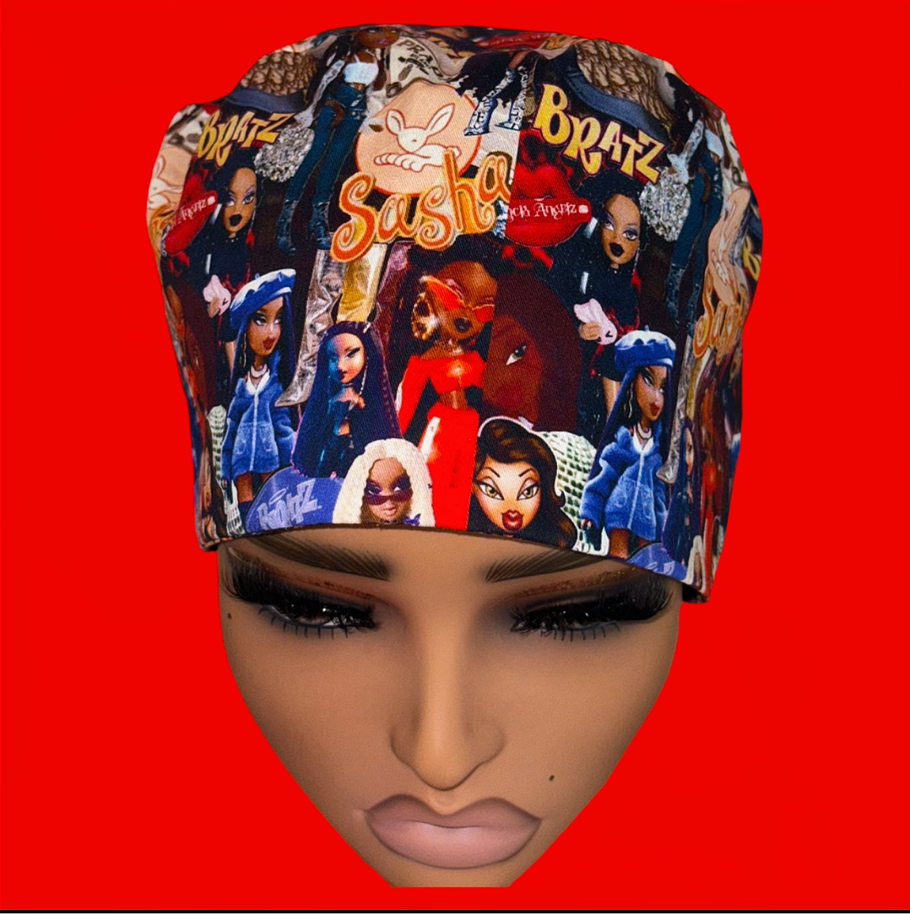 “IT GIRL Era” Tie-Back Satin Scrub Cap