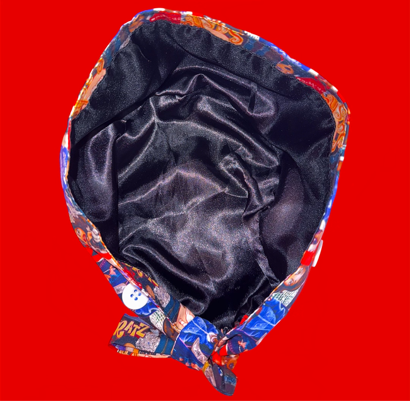 “IT GIRL Era” Tie-Back Satin Scrub Cap