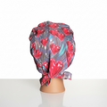 OOPS PINK PULSE TIE BACK SATIN CAP