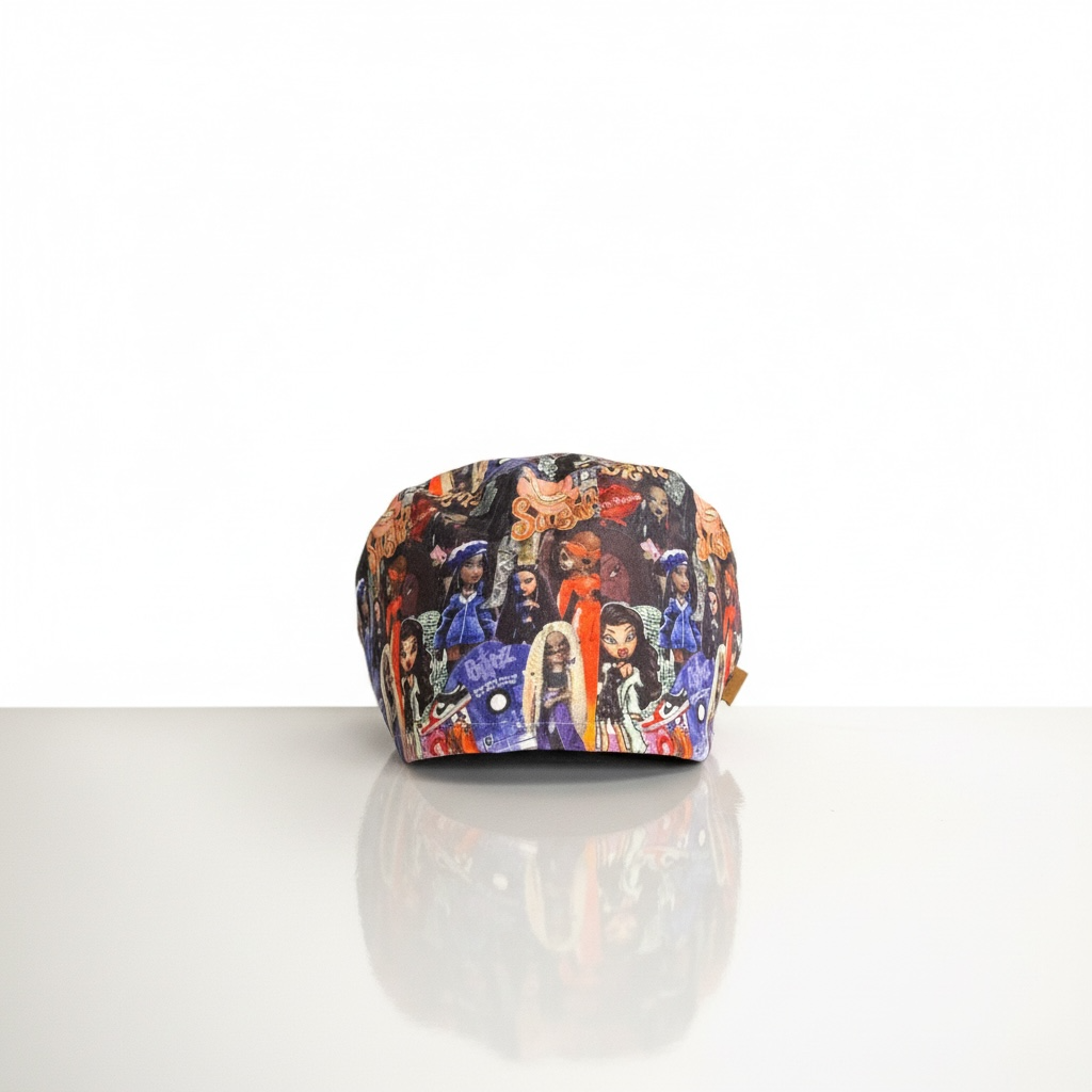 OOPS IT -GIRL PONYTAIL SATIN SCRUB CAP