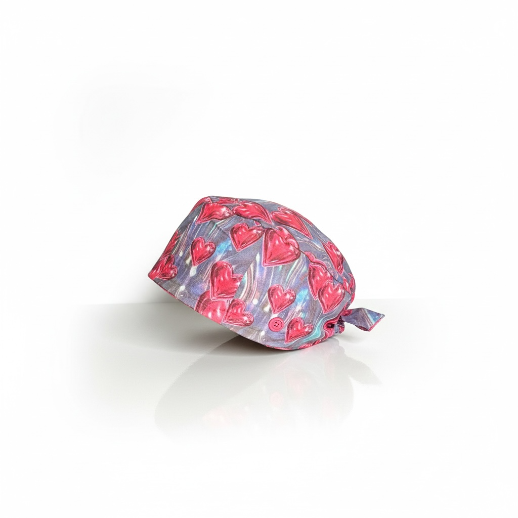 OOPS PINK PULSE TIE BACK SATIN CAP