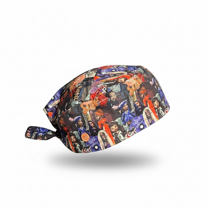 OOPS “IT GIRL Era” Tie-Back Satin Scrub Cap