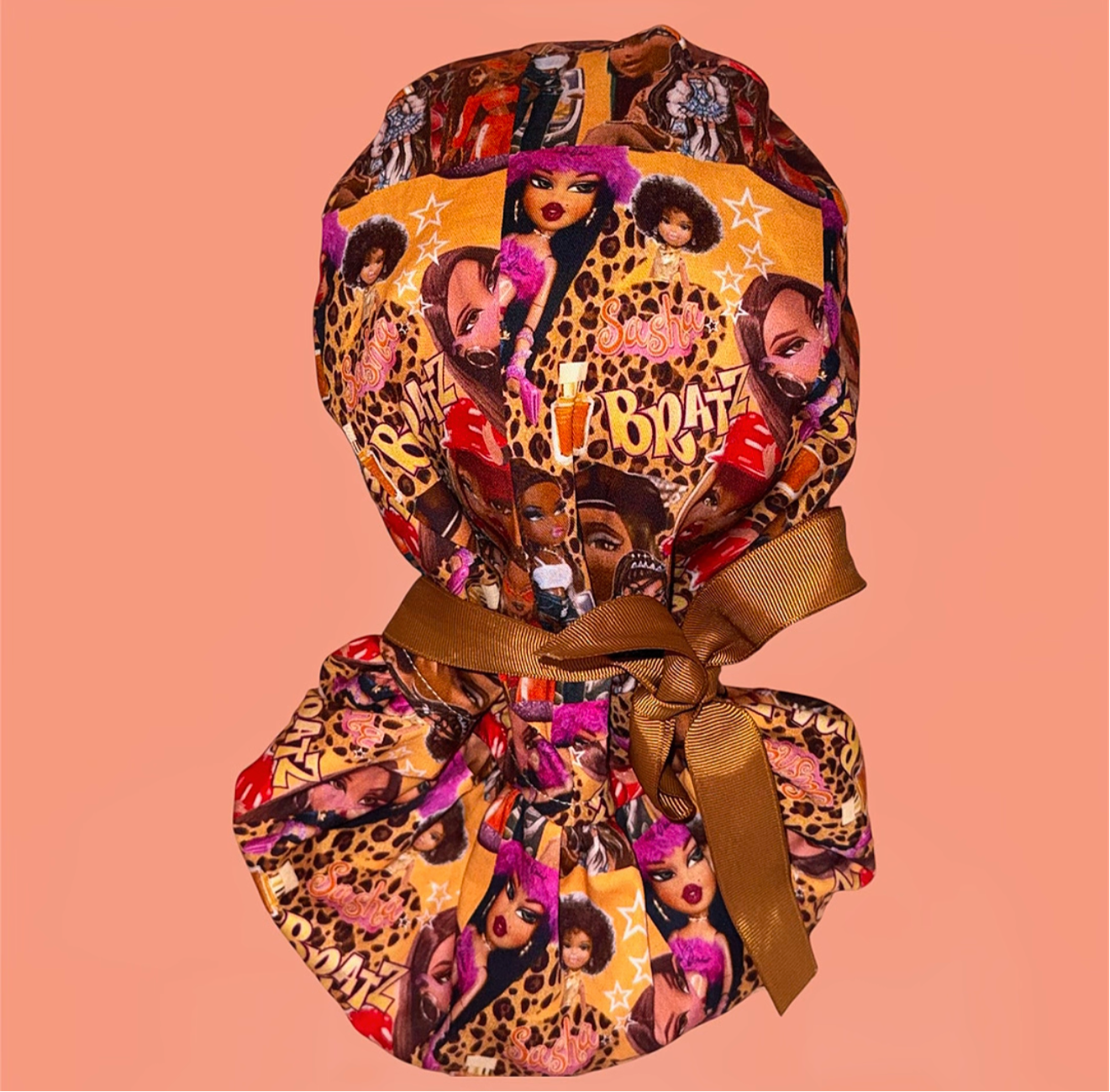 “Sasha Fierce” Ponytail Scrub Cap