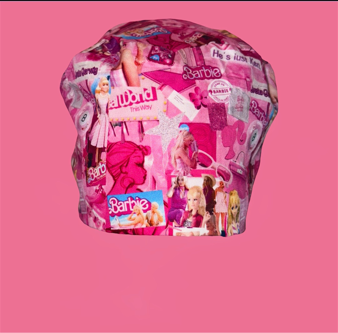 Surgical Doll – Satin-Lined Tie-Back Scrub Cap