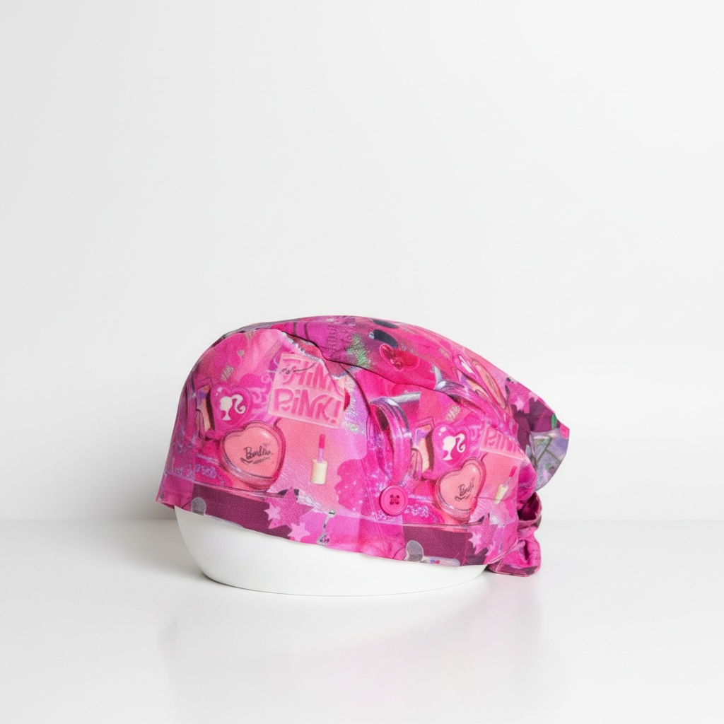 OOPS Gloss Noir Tie-Back Scrub Cap