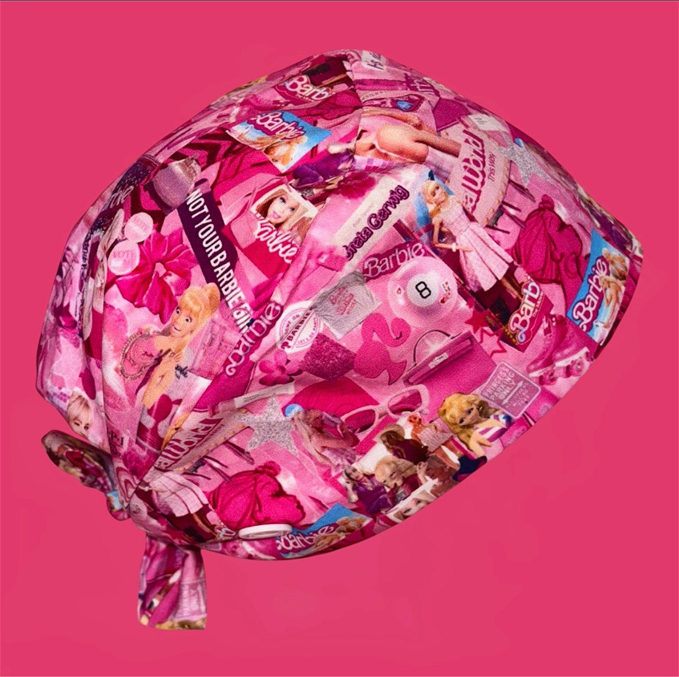 Surgical Doll – Satin-Lined Tie-Back Scrub Cap