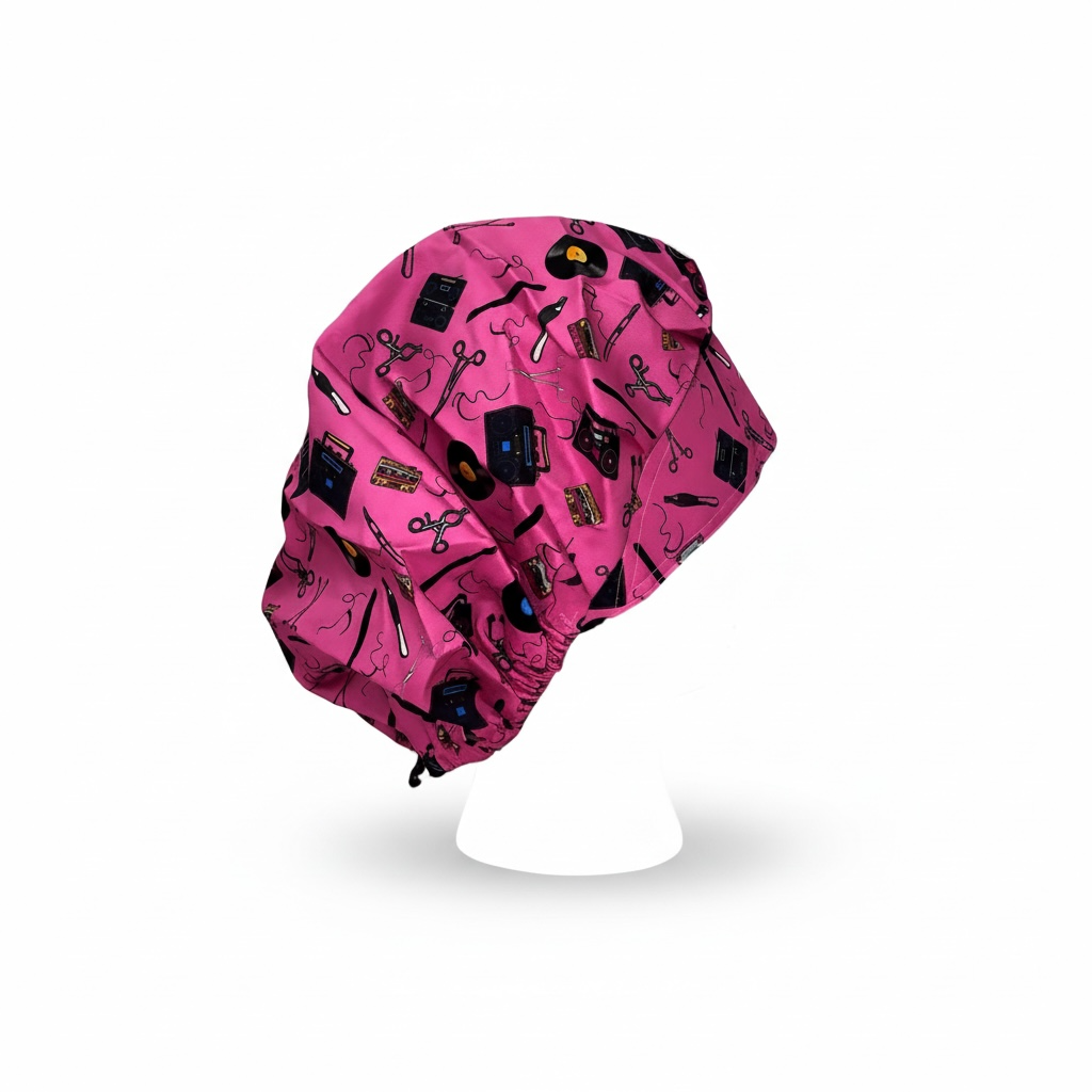 Pink retro Bouffant