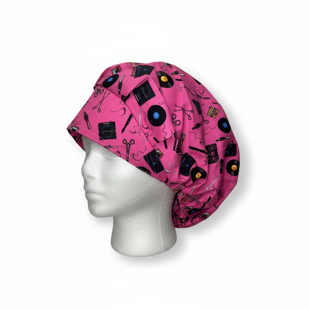 Pink retro Bouffant