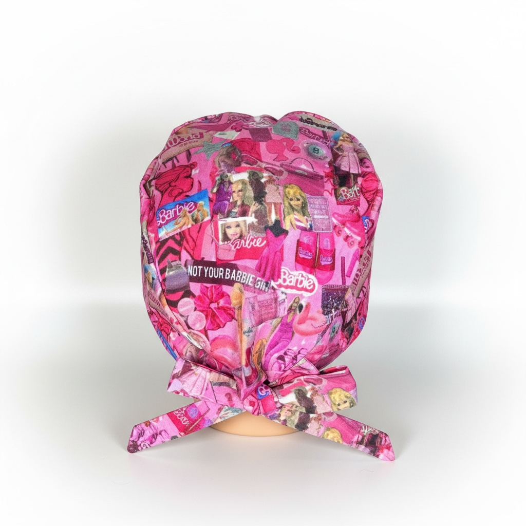 OOPS Surgical Doll – Satin-Lined Tie-Back Scrub Cap