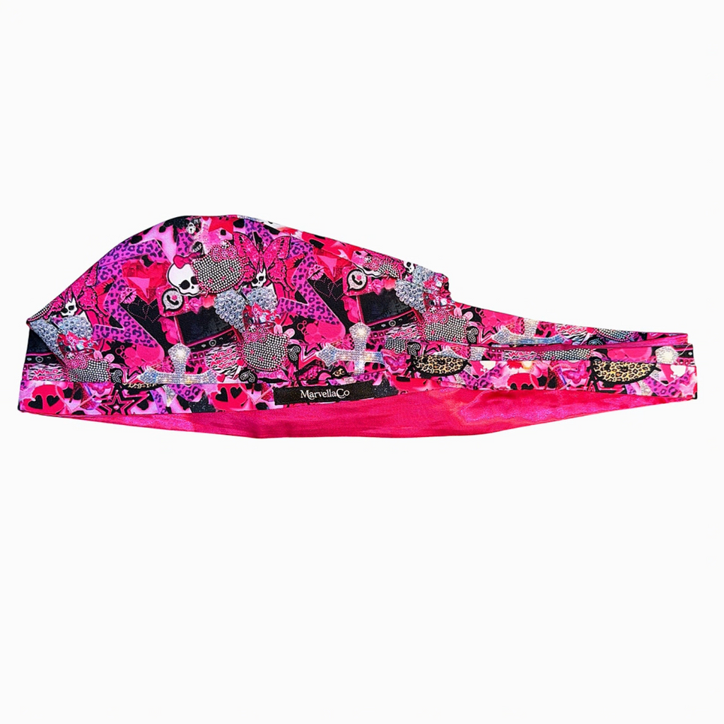 Princess Treatment™

Satin-Lined Tie-Back Scrub Cap