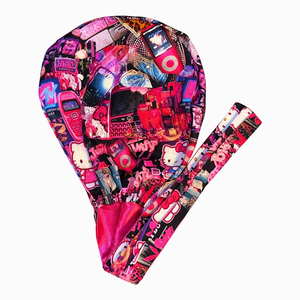 Text Me Back™

Satin-Lined Tie-Back Scrub Cap